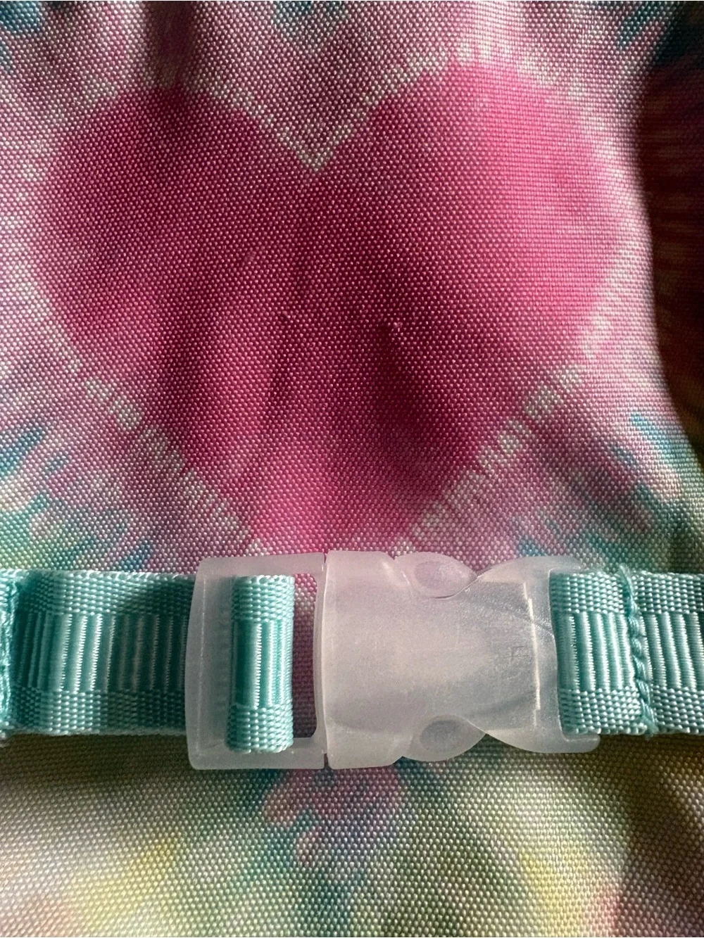 Pottery Barn Kids Tie-Dye Heart Backpack in Pink and Mint